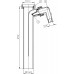 HL13 Патрубок для сифона со штуцером с обратным клапаном для подключения стиральной или посудомоечной машины